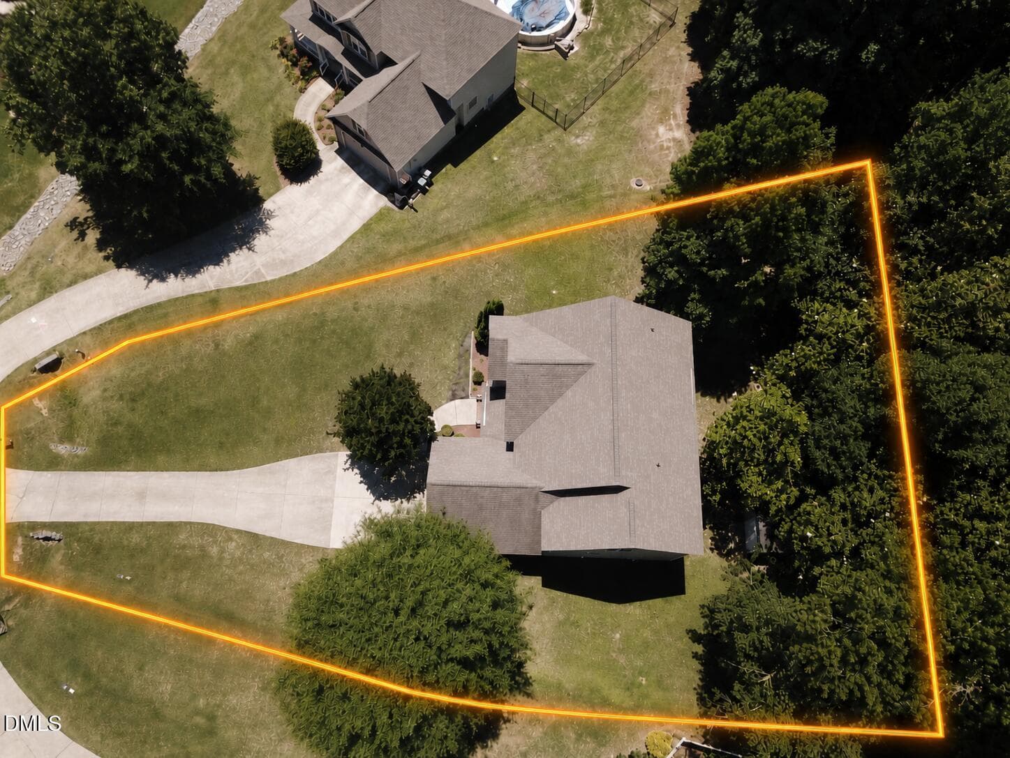 Property Outline - 220 Langdon Pointe Drive, Garner, NC 27529