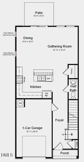 Floor Plan - 508 Oak Reserve Drive 100, Garner, NC 27529