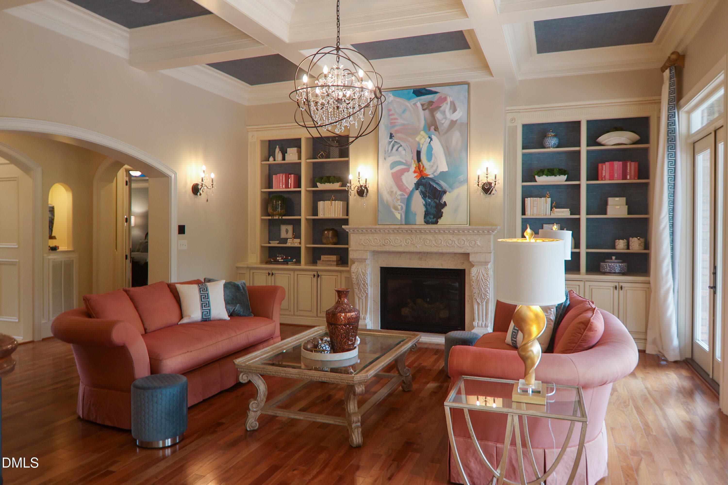 Living Room - View 3 - 9800 Najma Street, Raleigh, NC 27613, Raleigh