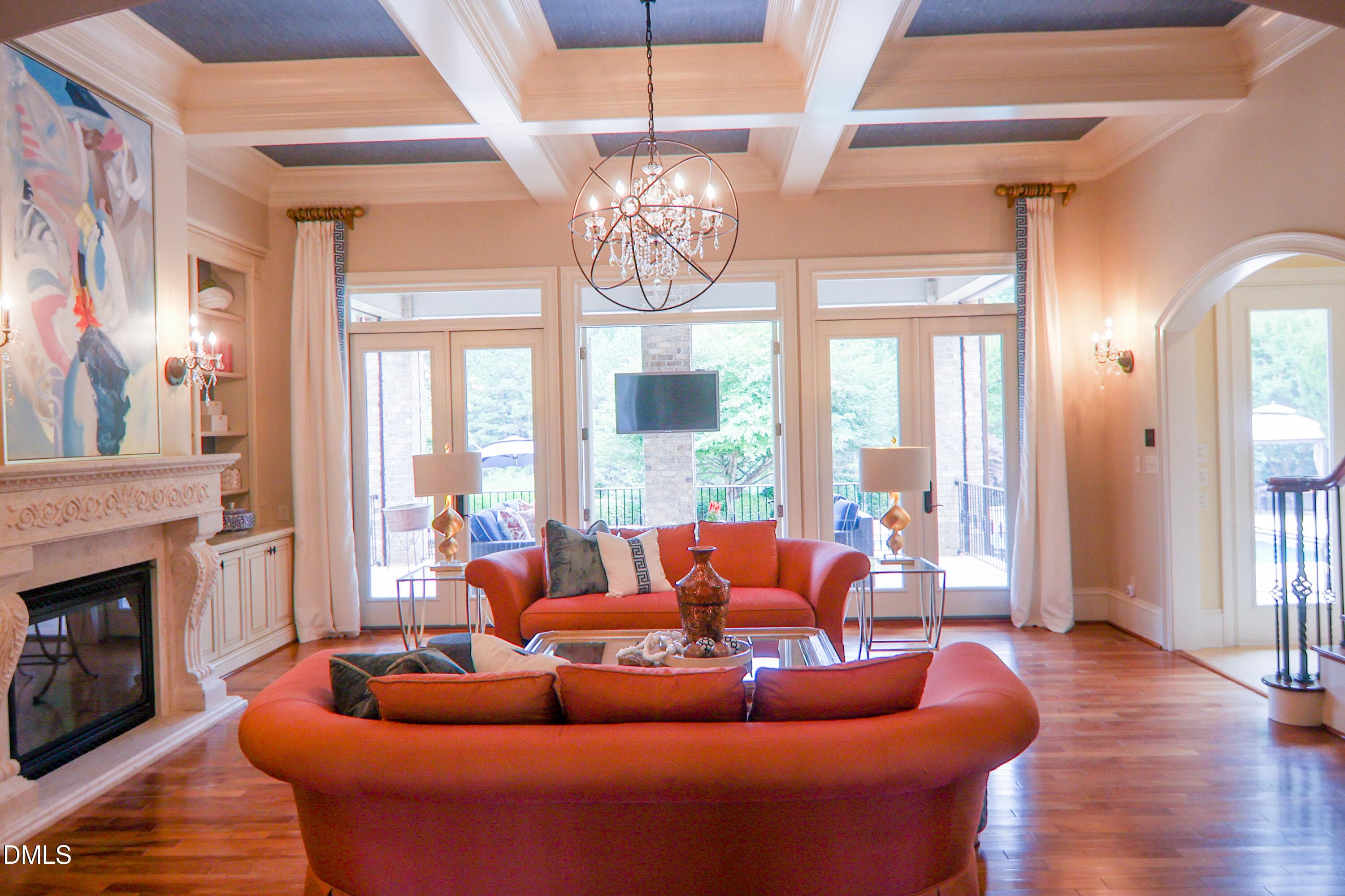 Living Room - View 2 - 9800 Najma Street, Raleigh, NC 27613, Raleigh