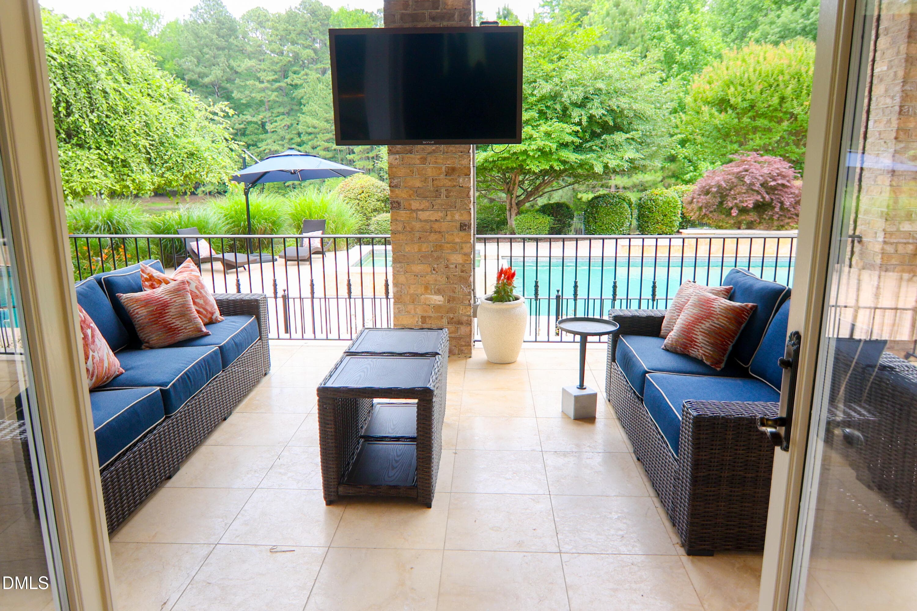 Outdoor Screened Living Area - 9800 Najma Street, Raleigh, NC 27613, Raleigh