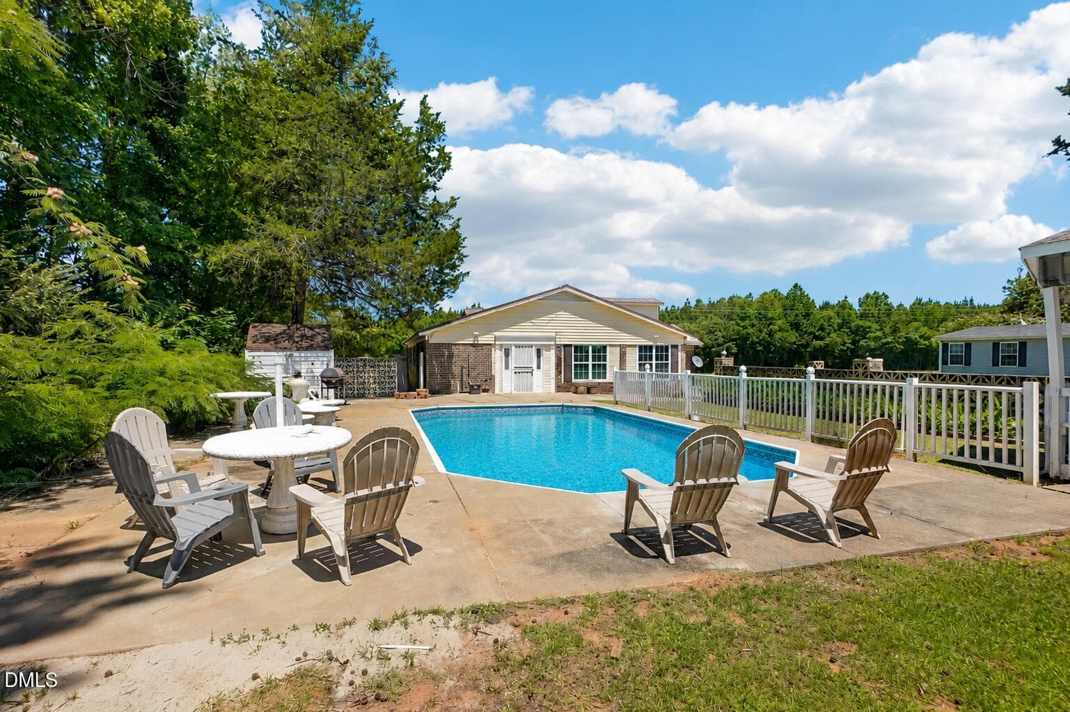 pool filled (AI generated) - 110 Grannys Drive, Warrenton, NC 27589