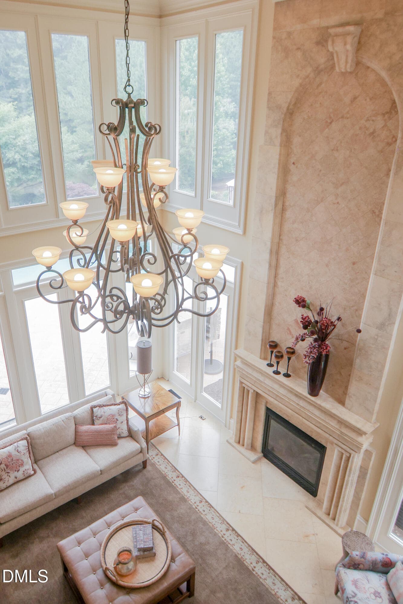 View Overlooking Hearth Area - View 1 - 9800 Najma Street, Raleigh, NC 27613, Raleigh