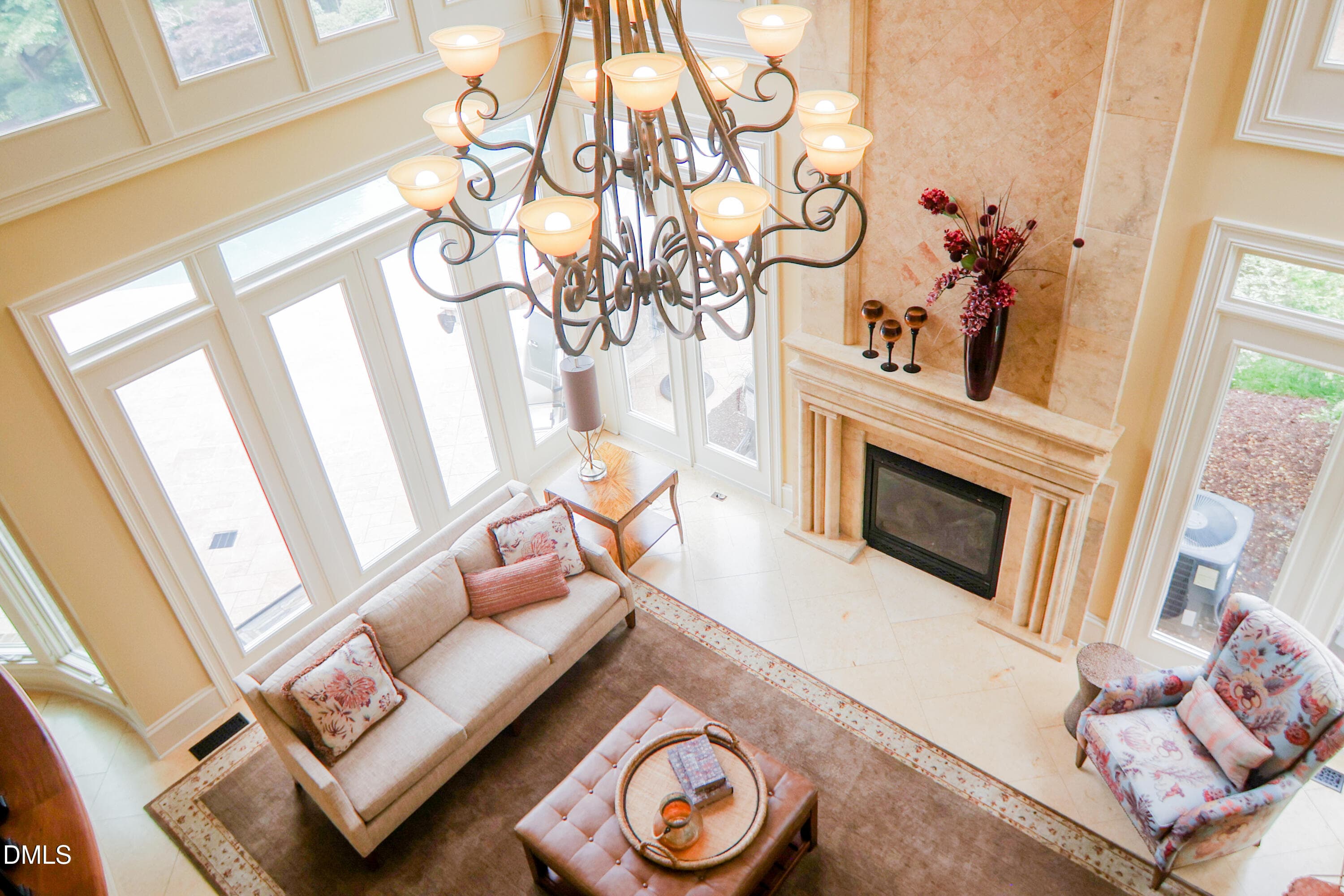 View Overlooking Hearth Area - View 2 - 9800 Najma Street, Raleigh, NC 27613, Raleigh