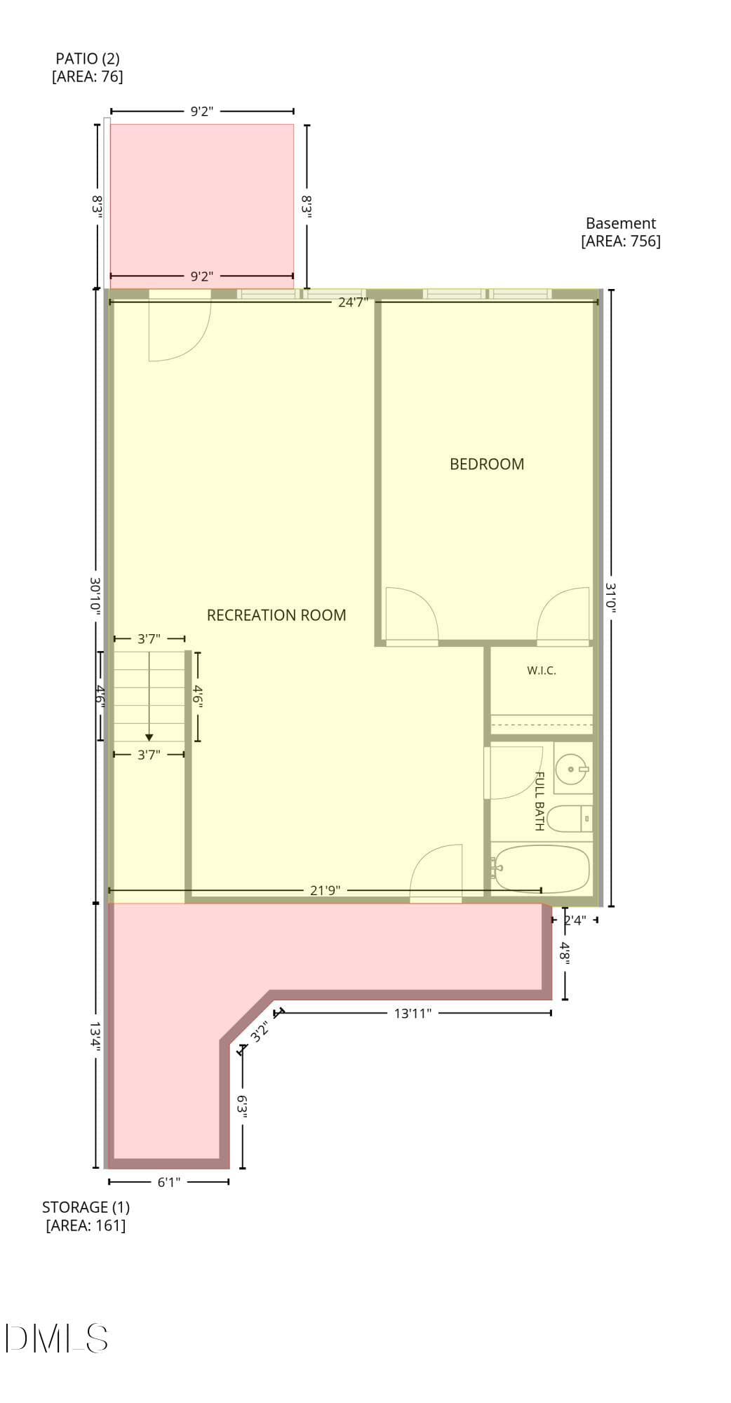 1st_floor_641_newlyn_drive_raleigh - 641 Newlyn Drive, Raleigh, NC 27606, Raleigh