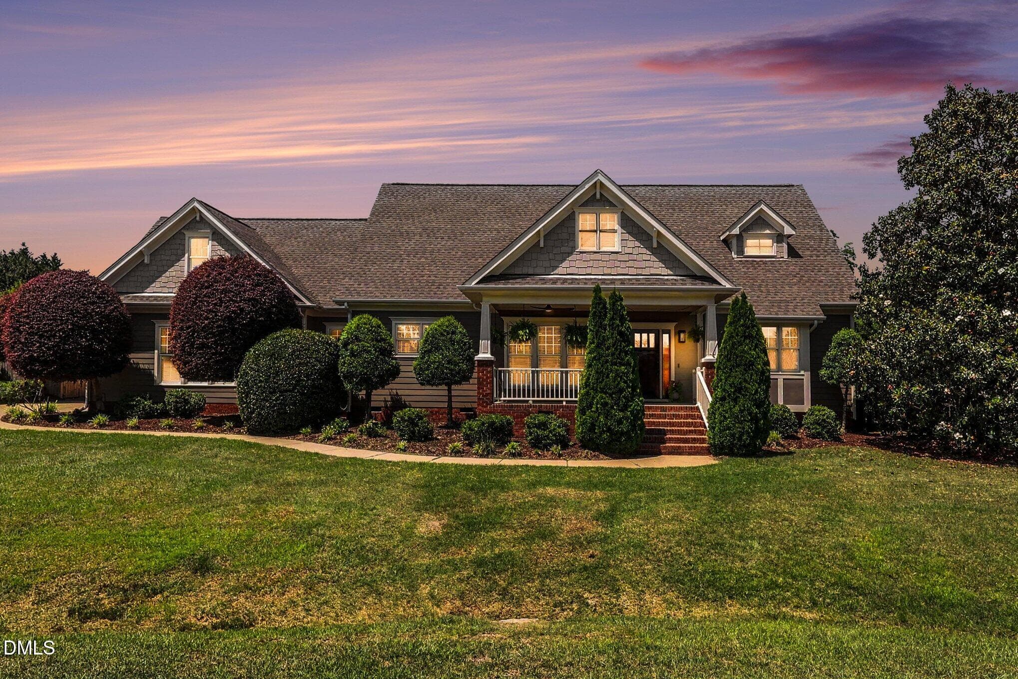 Front Elevation Dusk - 4704 Swordfish Drive, Raleigh, NC 27603, Raleigh