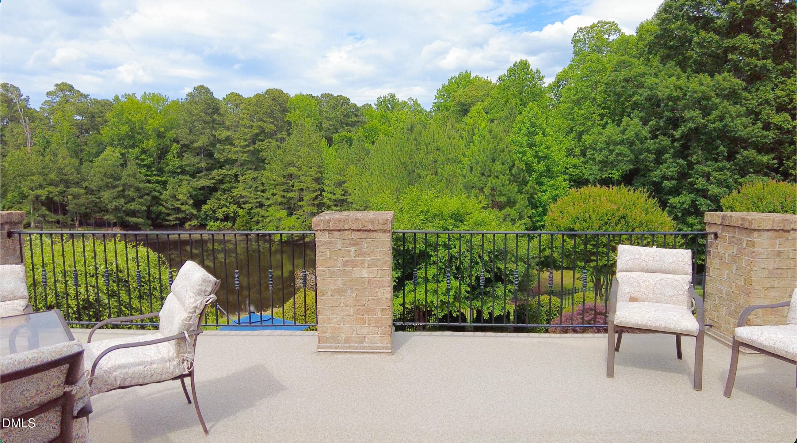 Patio off Rec-Room - View 3 - 9800 Najma Street, Raleigh, NC 27613, Raleigh