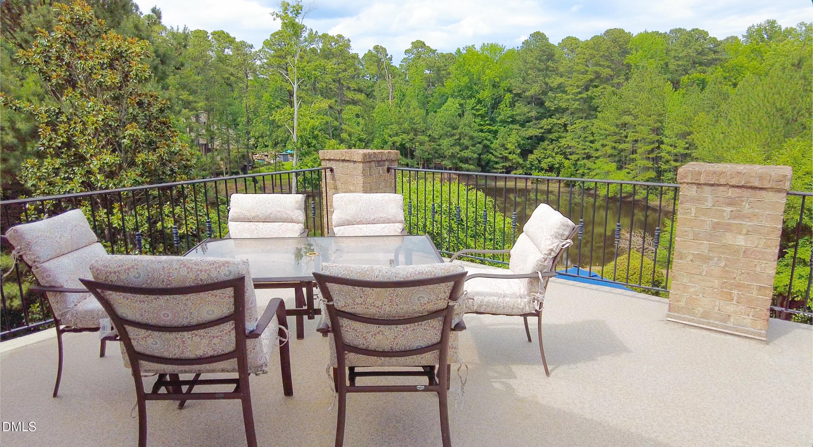 Patio off Rec-Room - View 2 - 9800 Najma Street, Raleigh, NC 27613, Raleigh
