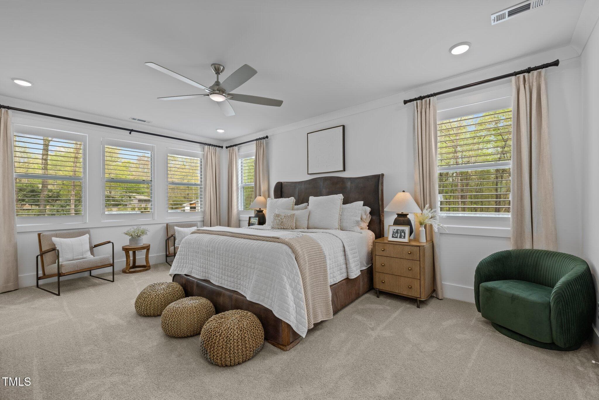 MASTER BEDROOM - 127 Sanderway Drive, Chapel Hill, NC 27516, Chapel Hill