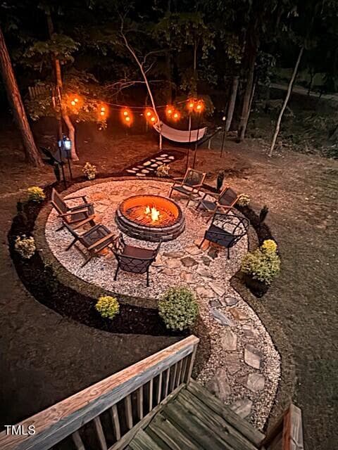 Fire Pit - 127 Sanderway Drive, Chapel Hill, NC 27516, Chapel Hill