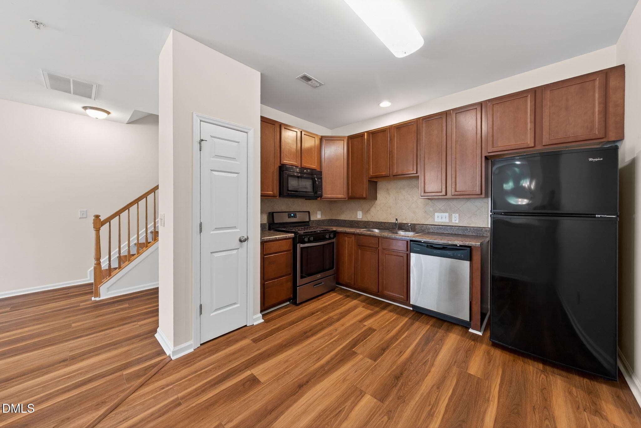 kitchen stairs - 11100 Gwynn Oaks Drive 105, Raleigh, NC 27614, Raleigh