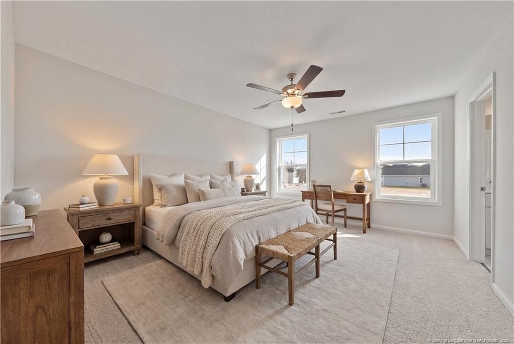 Virtually Staged-Primary Suite - 372 Hookbill (Lot 106) Lane, Lillington, NC 27546