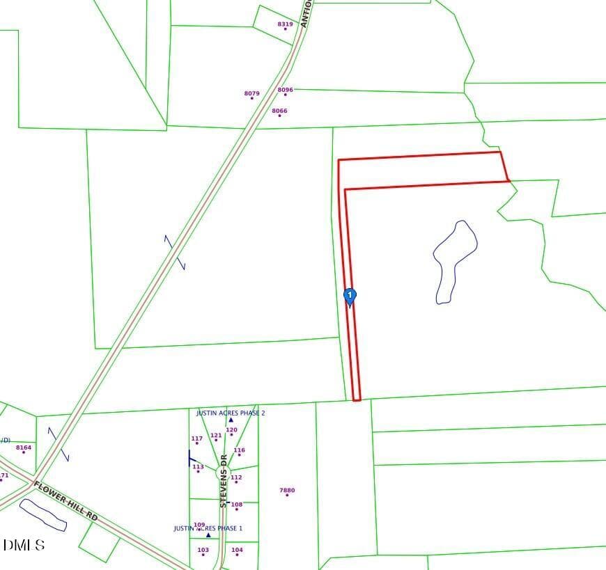 GIS Picture - 6.48 Acres Flower Hill Rd Road, Middlesex, NC 27557