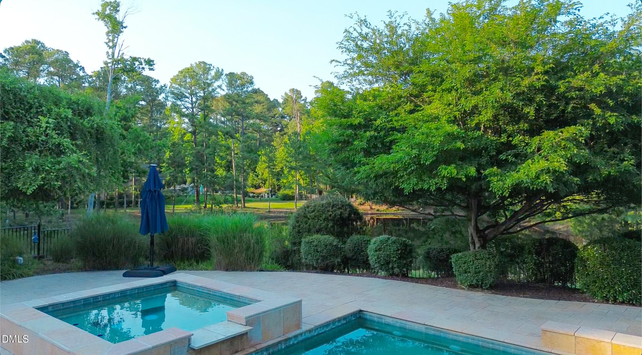 Pool Side Retreat - View 2 - 9800 Najma Street, Raleigh, NC 27613, Raleigh