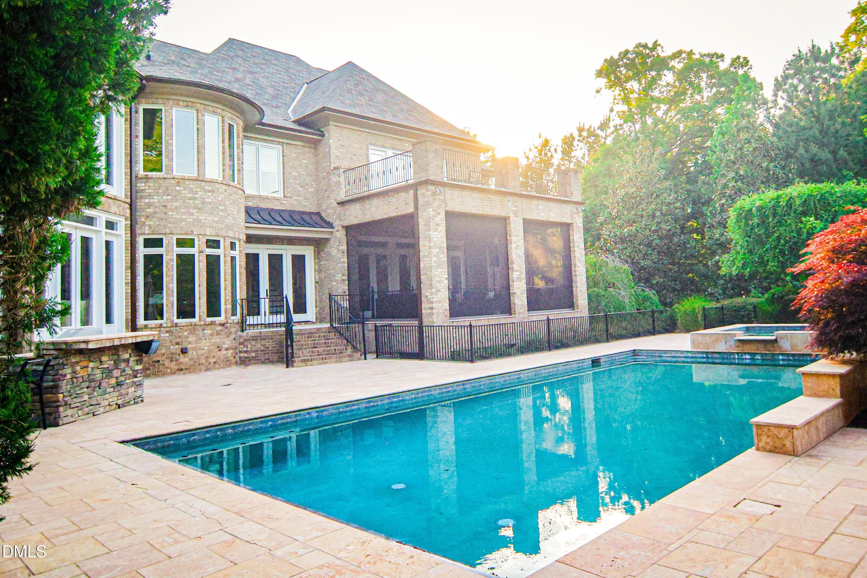 Pool Side Retreat - View 1 - 9800 Najma Street, Raleigh, NC 27613, Raleigh