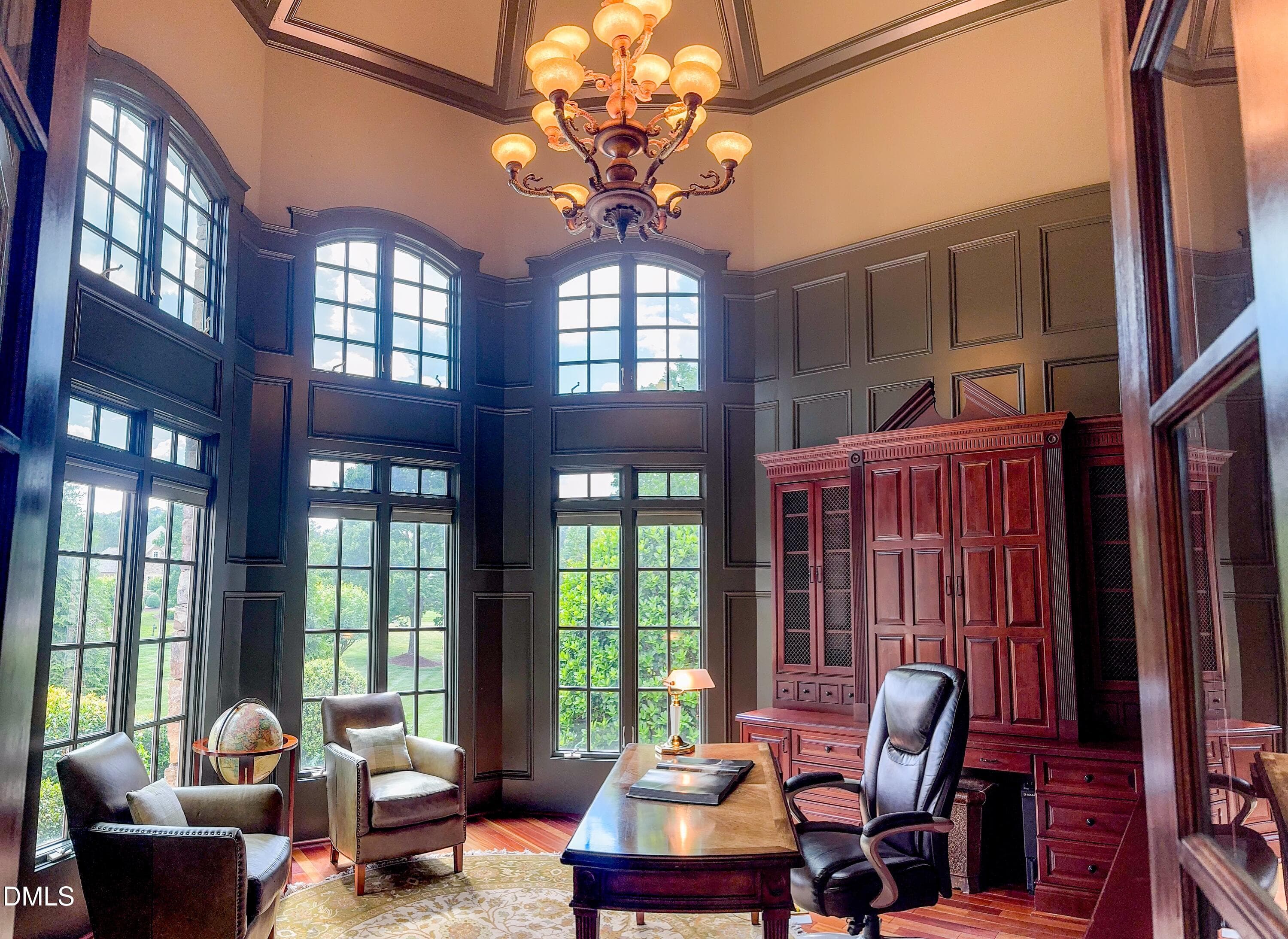 Executive Study - Interior - 9800 Najma Street, Raleigh, NC 27613, Raleigh