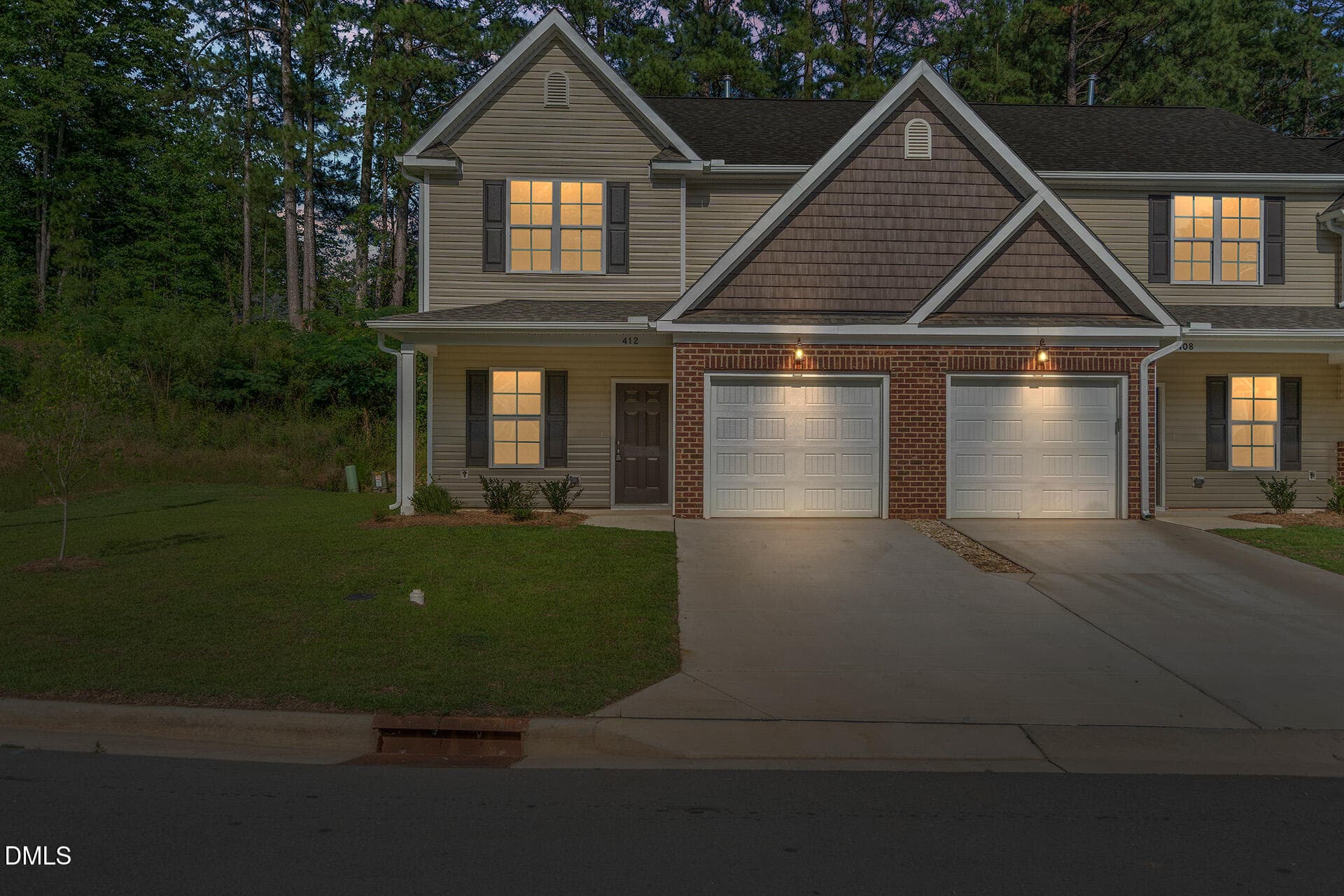 412 Meridian front night 6826 - 412 Meridian Crossing, Sanford, NC 27330