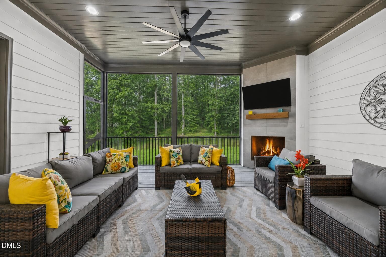 Screened Porch - 290 Hidden Lake Drive, Youngsville, NC 27596, Youngsville