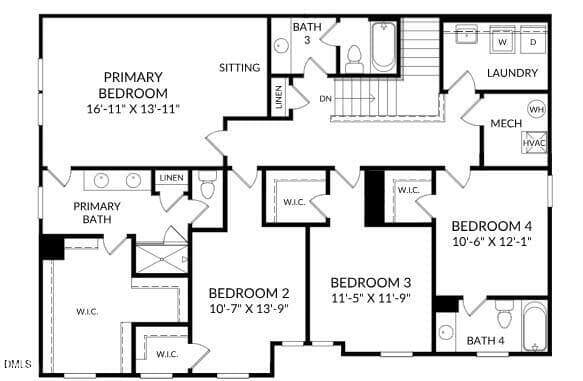 Lot 143 Floor 2 - 338 Macon Lake Drive, Apex, NC 27523