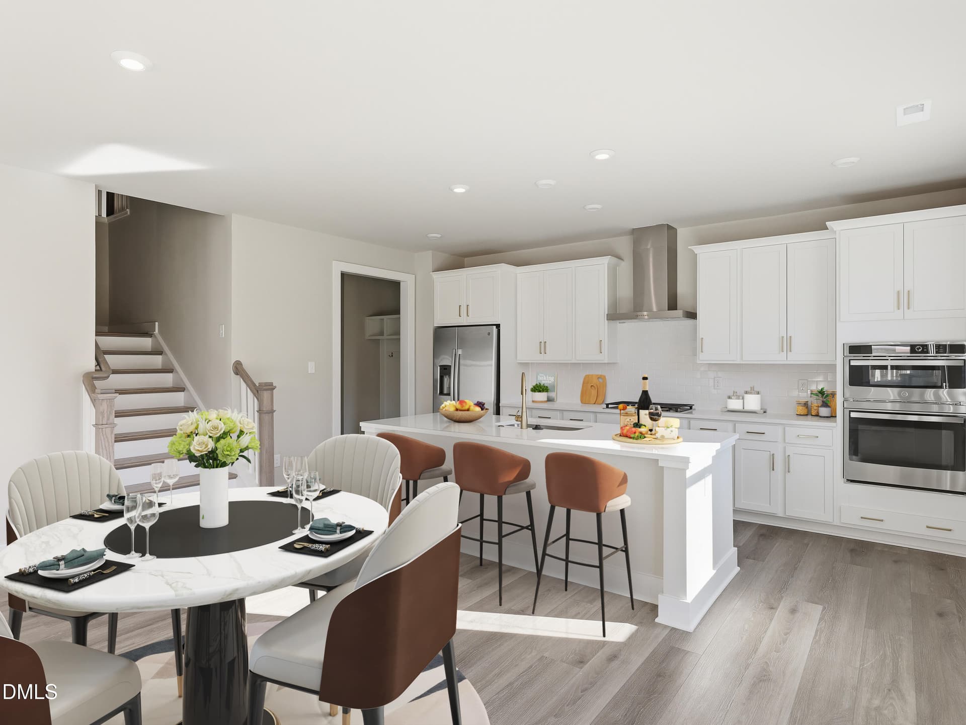 Kitchen/Dining - 338 Macon Lake Drive, Apex, NC 27523