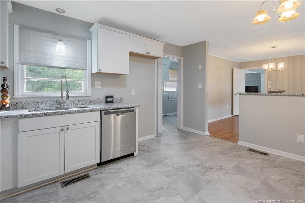 Kitchen. Sink area overlooking backyard - 6019 S US Highway 301 Highway S, Hope Mills, NC 28348