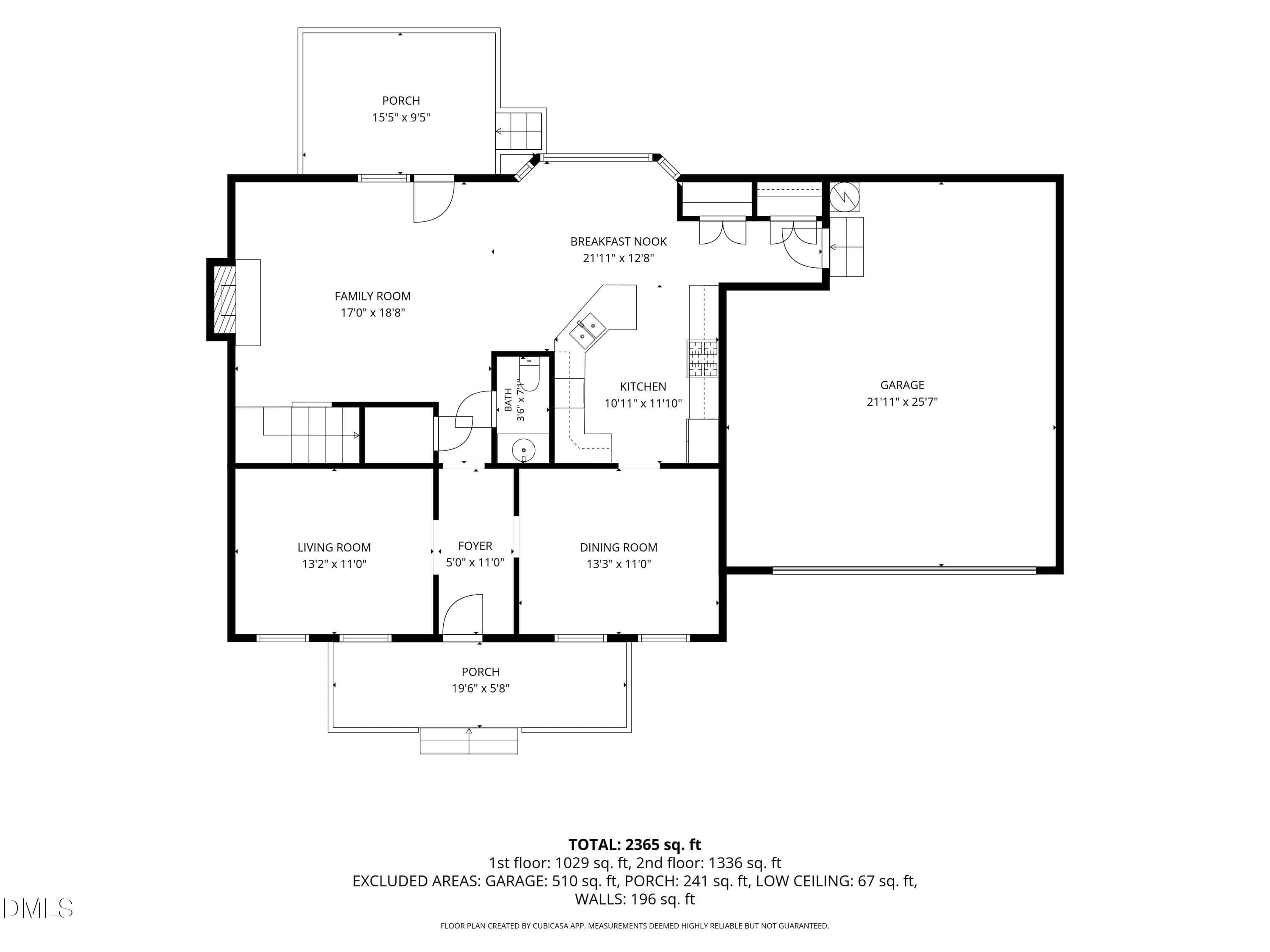 2D Floor Plan for 9 Clover Hill Place - 9 Clover Hill Place, Durham, NC 27712, Durham