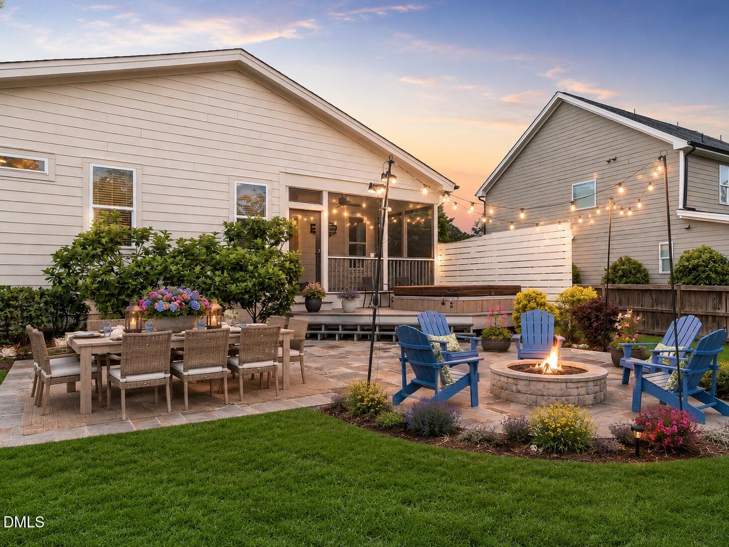 DF staged patio - 1704 Drift Falls Lane, Wendell, NC 27591, Wendell