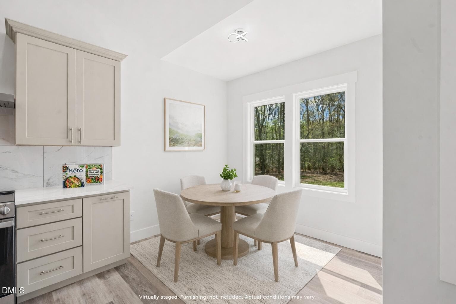 Secondary dinning – Virtually Staged - 116 Blackfoot Drive, Louisburg, NC 27549, Louisburg