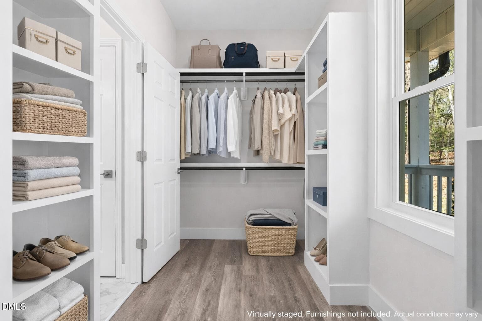 1 Walk-in closet 2 – Virtually Staged - 116 Blackfoot Drive, Louisburg, NC 27549, Louisburg