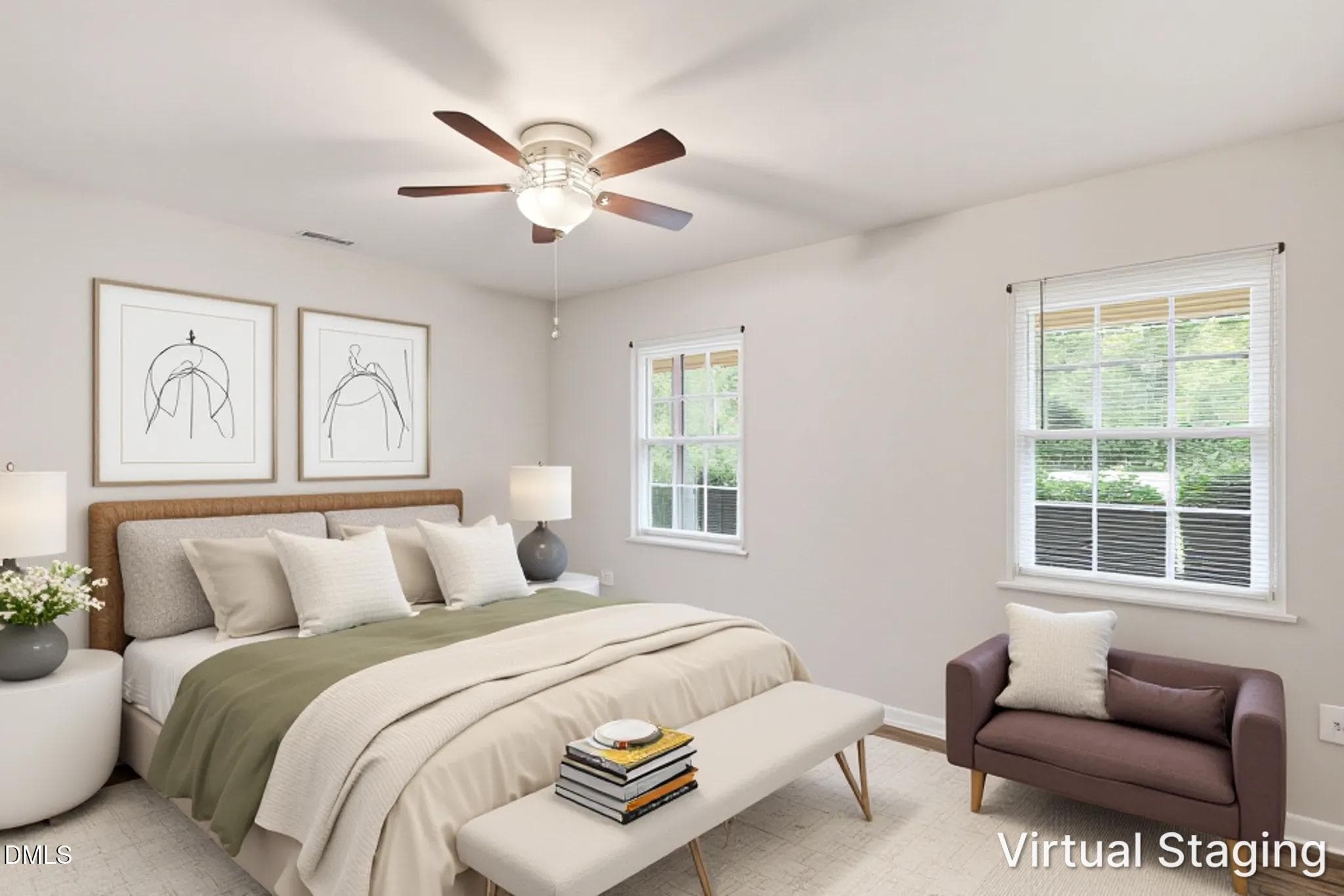Virtually Staged - 1200 Hazelnut Drive, Raleigh, NC 27610, Raleigh