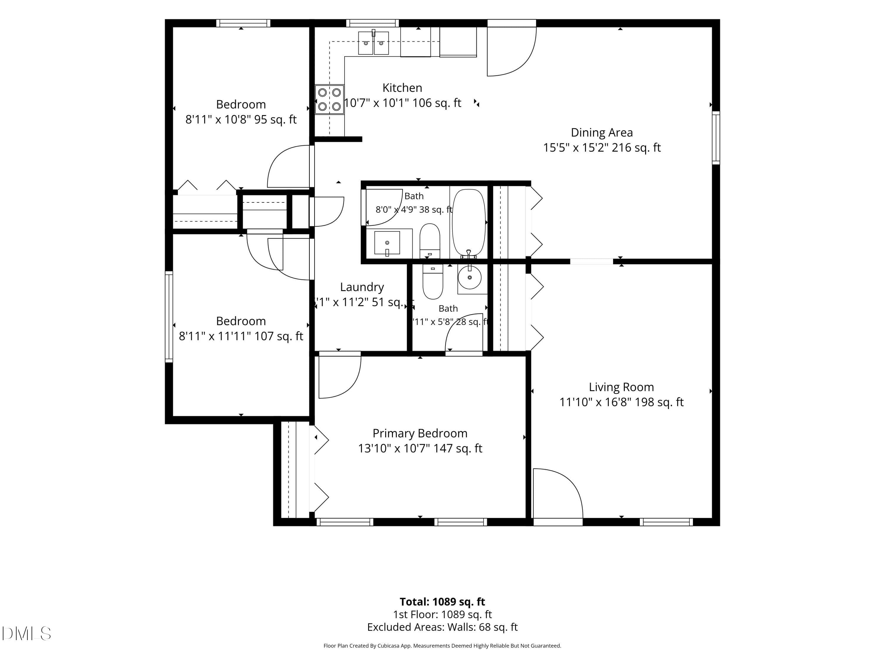 1-Floorplan_1 - 1200 Hazelnut Drive, Raleigh, NC 27610, Raleigh