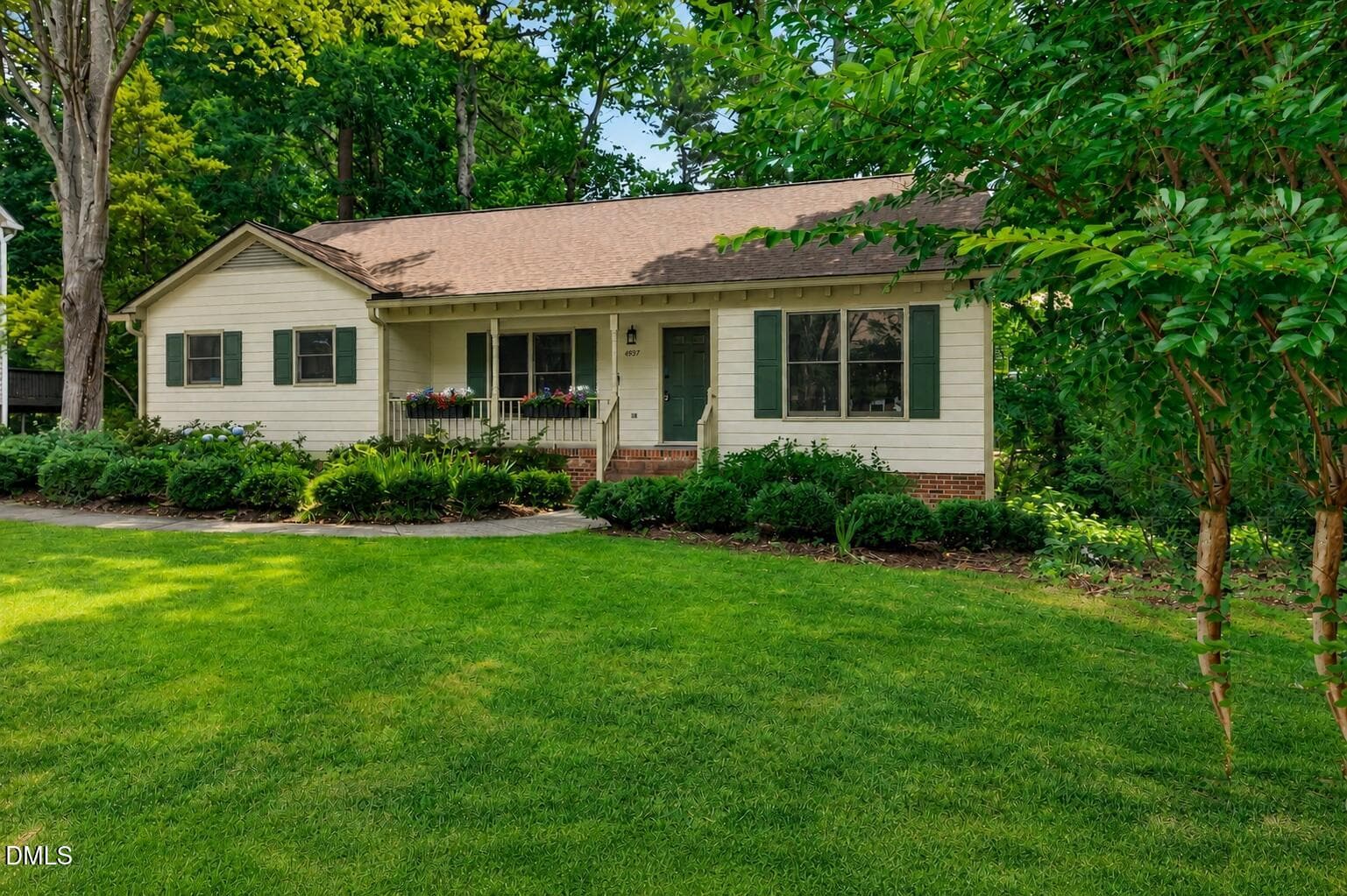 Exterior Front Virtually Staged - 4907 Fortunes Ridge Drive, Durham, NC 27713, Durham