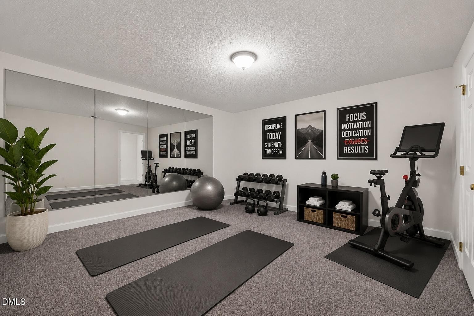 Interior Basement Room Virtually Staged - 4907 Fortunes Ridge Drive, Durham, NC 27713, Durham
