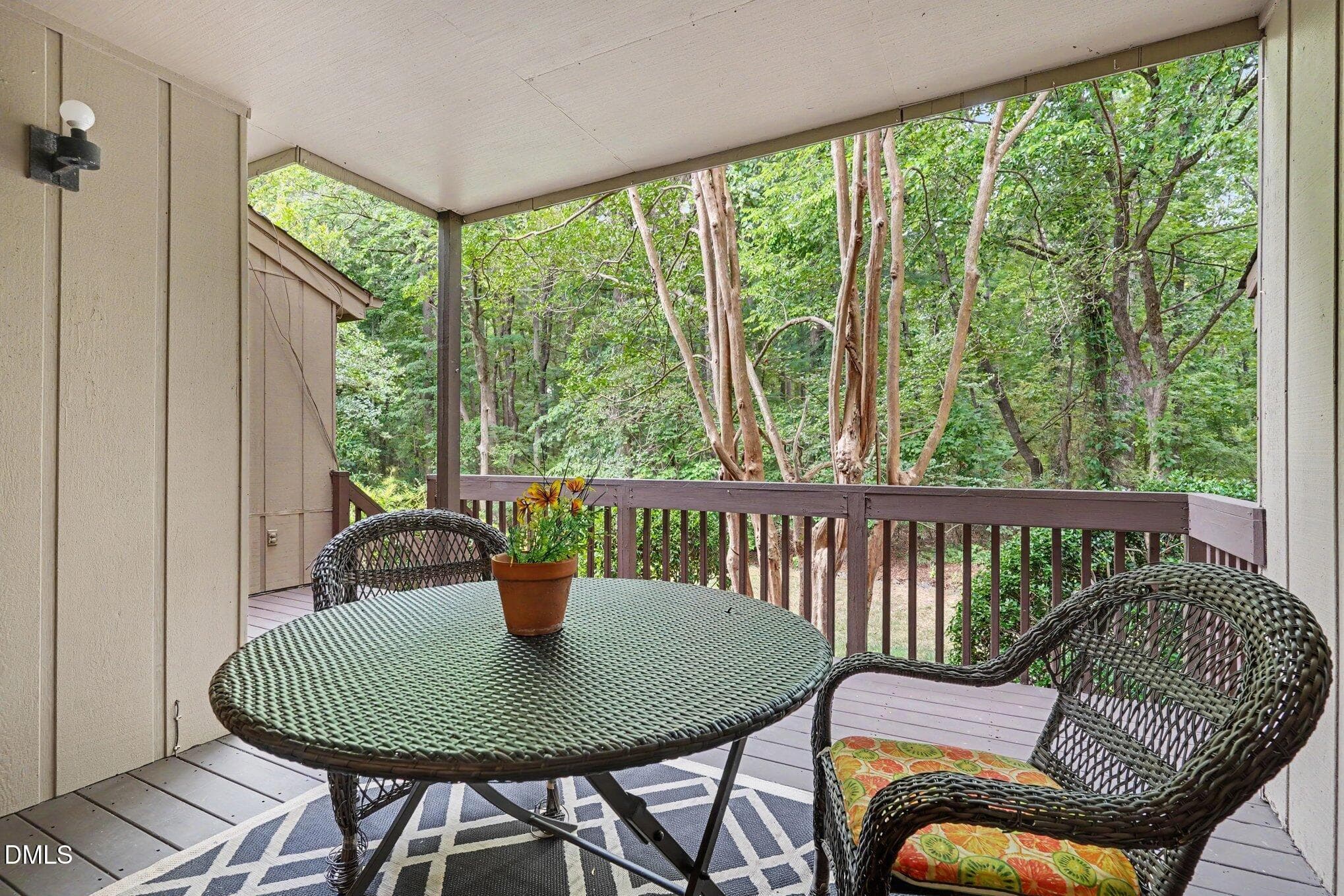 Personal outdoor space - 4100 Unit 36 Five Oaks Drive, Durham, NC 27707, Durham