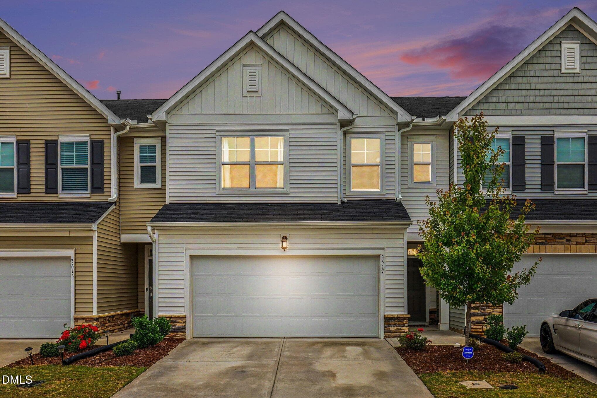 front sunset - 3617 Star Gazing Lane, Durham, NC 27703, Durham