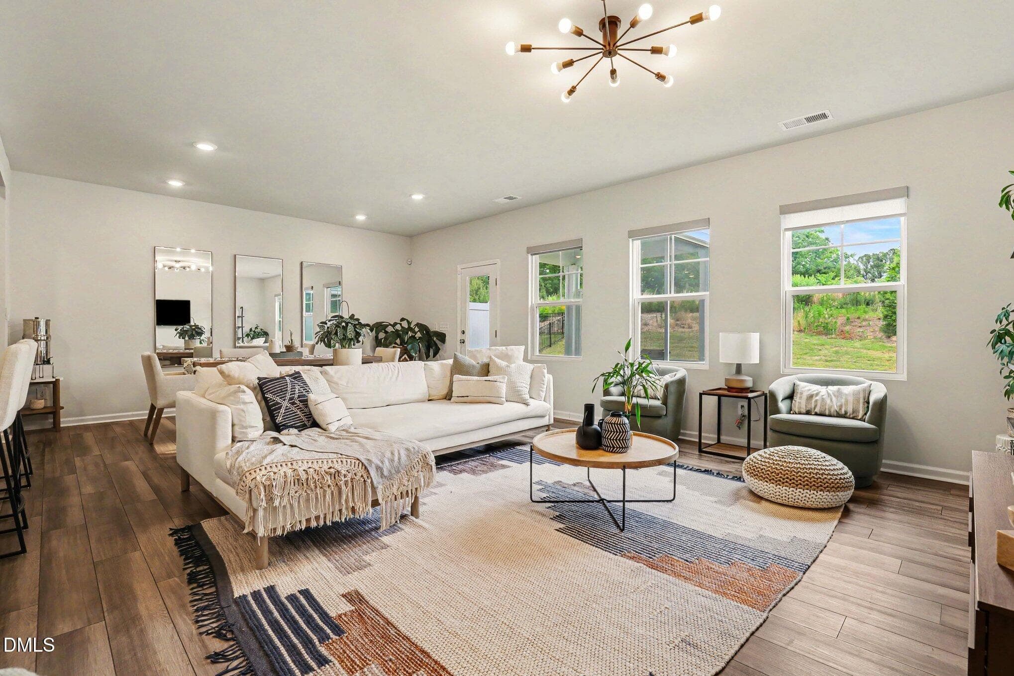 living room - 3617 Star Gazing Lane, Durham, NC 27703, Durham