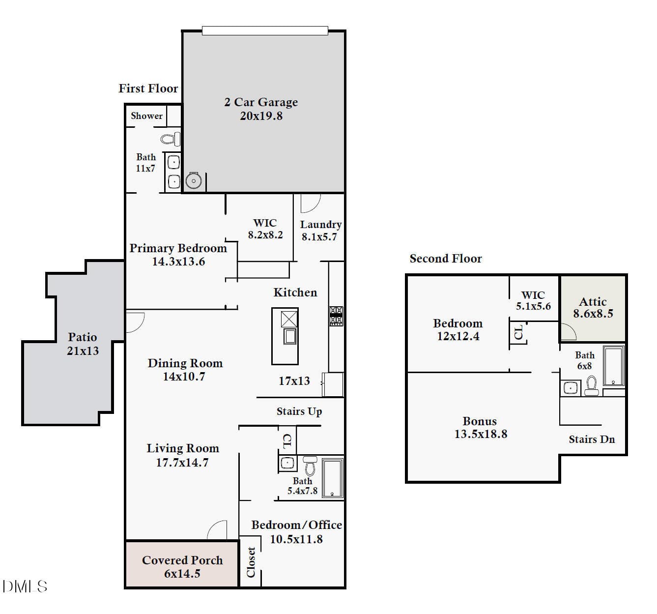 Floorplan - 300 Bridge Street, Hillsborough, NC 27278