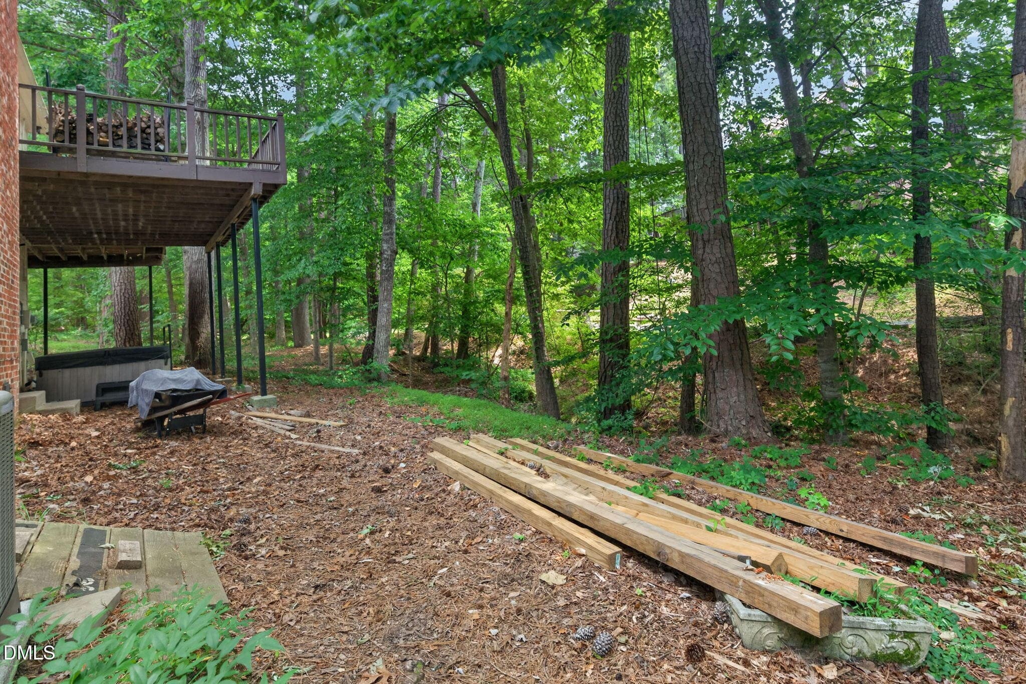 Back yard - 4907 Fortunes Ridge Drive, Durham, NC 27713, Durham