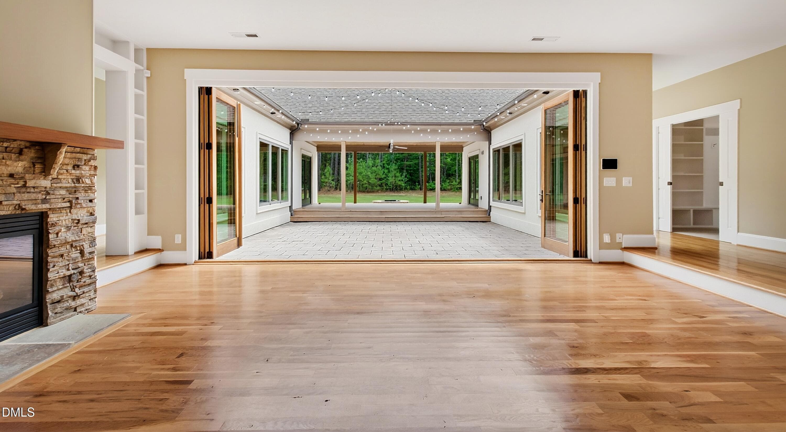 View out folding doors - 309 Weston Lane, Chapel Hill, NC 27516, Chapel Hill