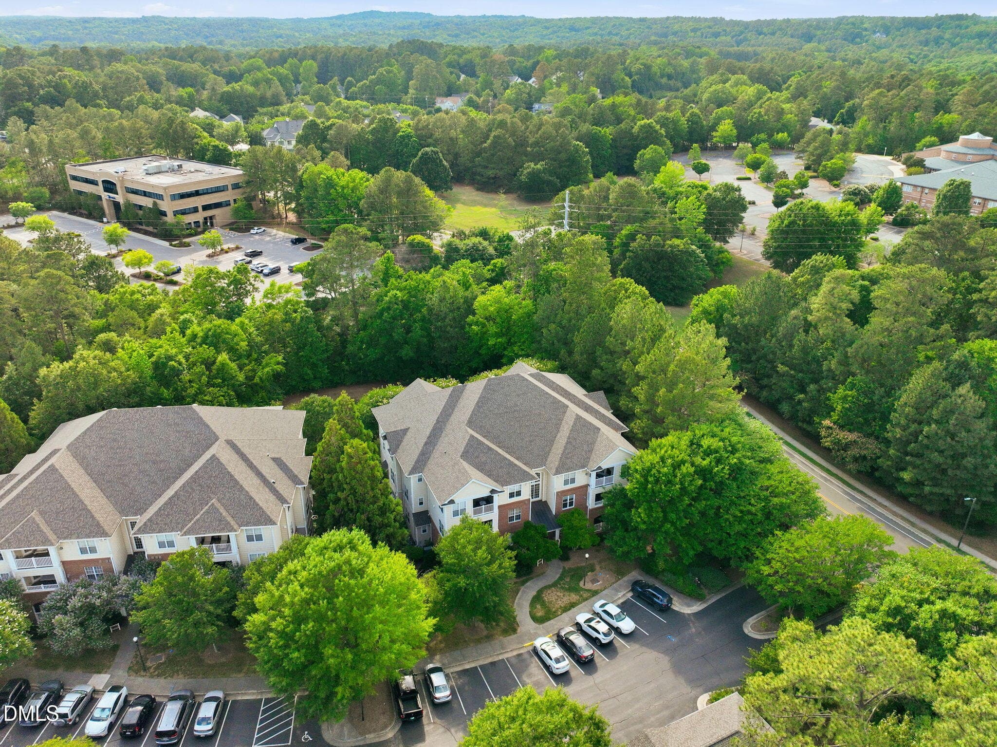 Overhead of building - 124 Providence Glen Drive, Chapel Hill, NC 27514, Chapel Hill
