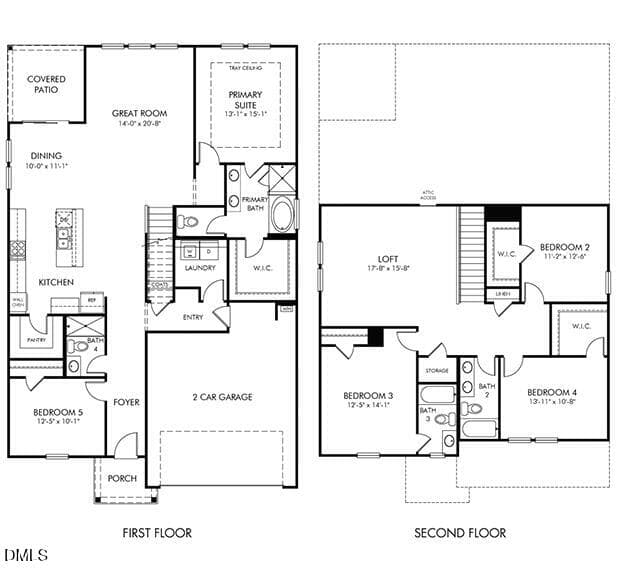 Floorplan - 3512 Blythedale Lane, Raleigh, NC 27616, Raleigh