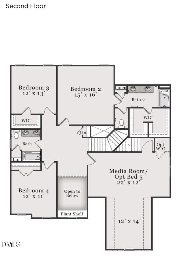 Second Floor - 2012 Upland Lane, Durham, NC 27712, Durham