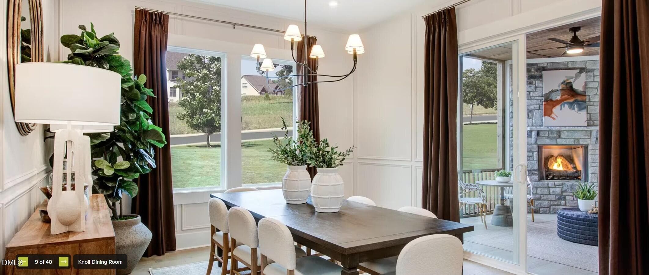 Knoll dining room - 29 Fox Run Path, Clayton, NC 27520, Clayton