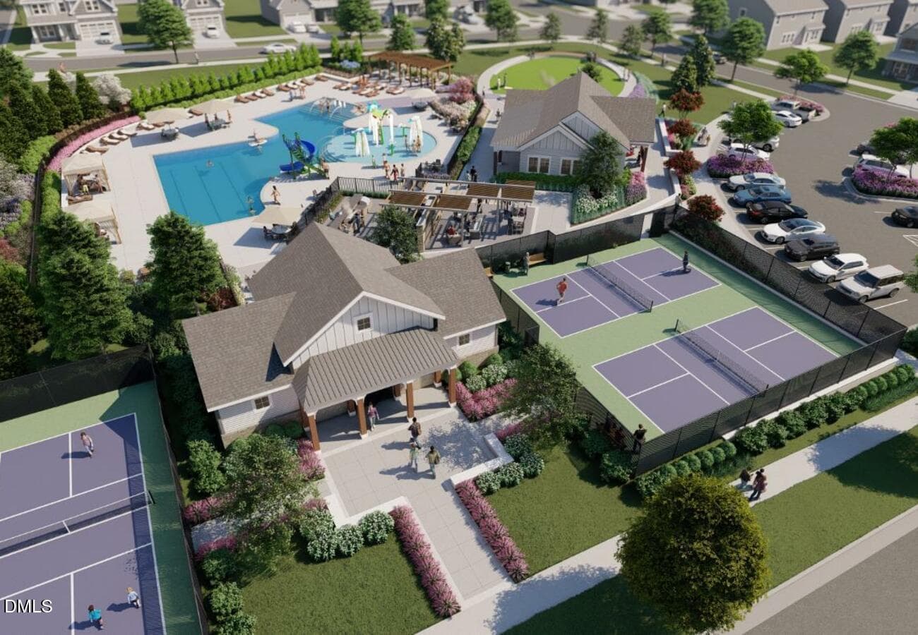 Pickleball Courts - 122 S Waterstone Lane, Clayton, NC 27520