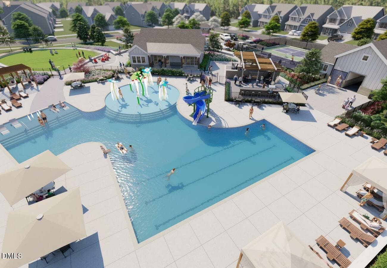Pool - 122 S Waterstone Lane, Clayton, NC 27520