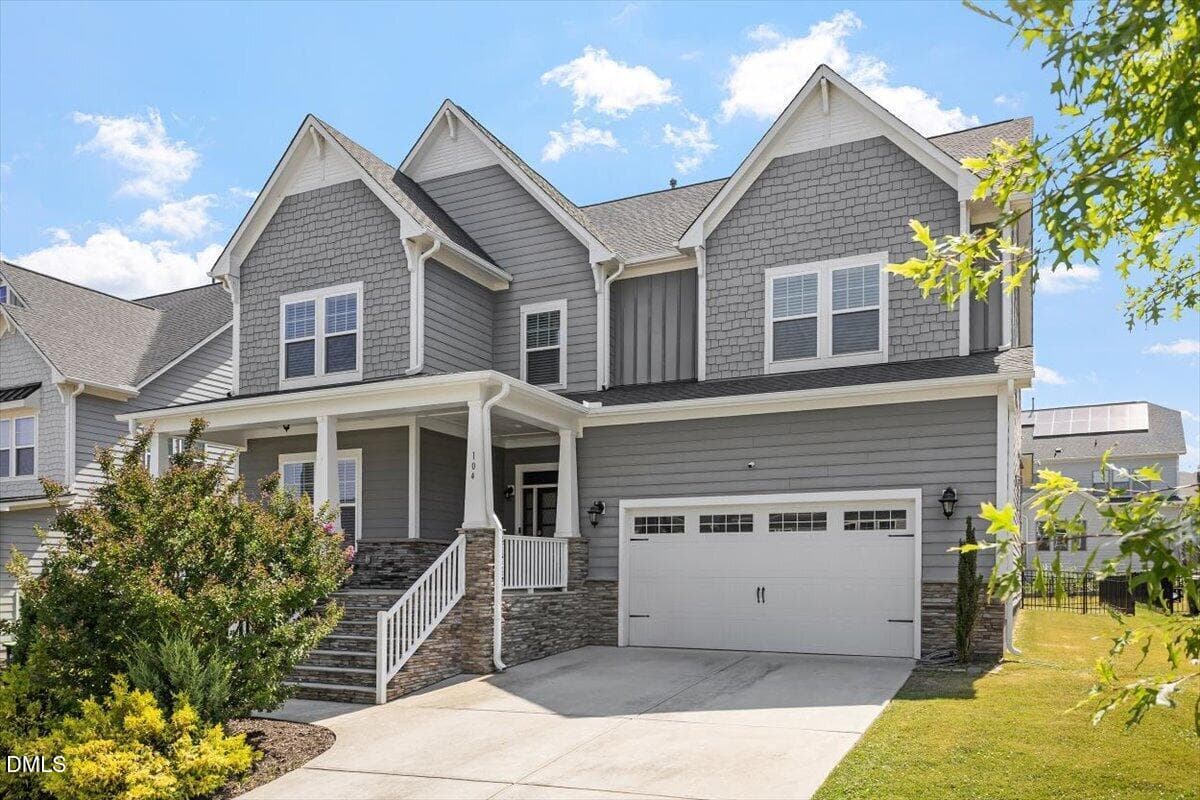 Exterior Front - 104 Evans Crest Lane, Holly Springs, NC 27540, Holly Springs