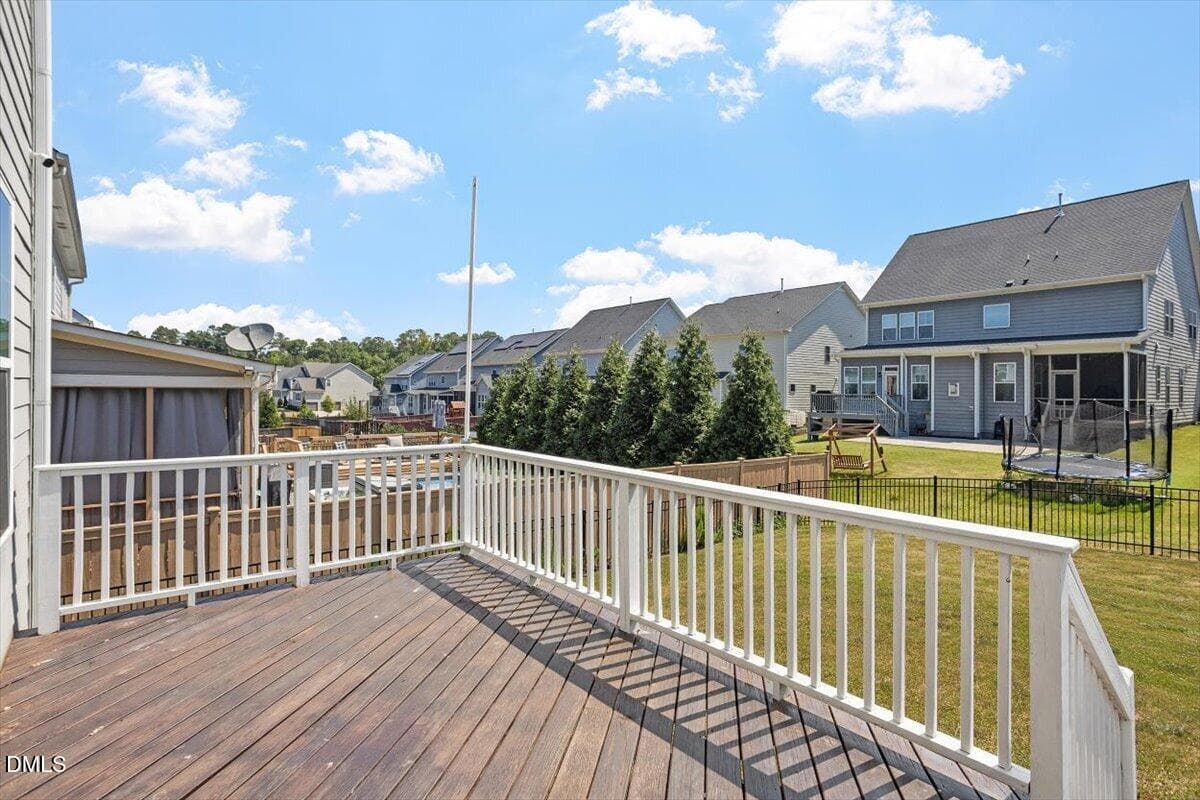 Rear Deck - 104 Evans Crest Lane, Holly Springs, NC 27540, Holly Springs