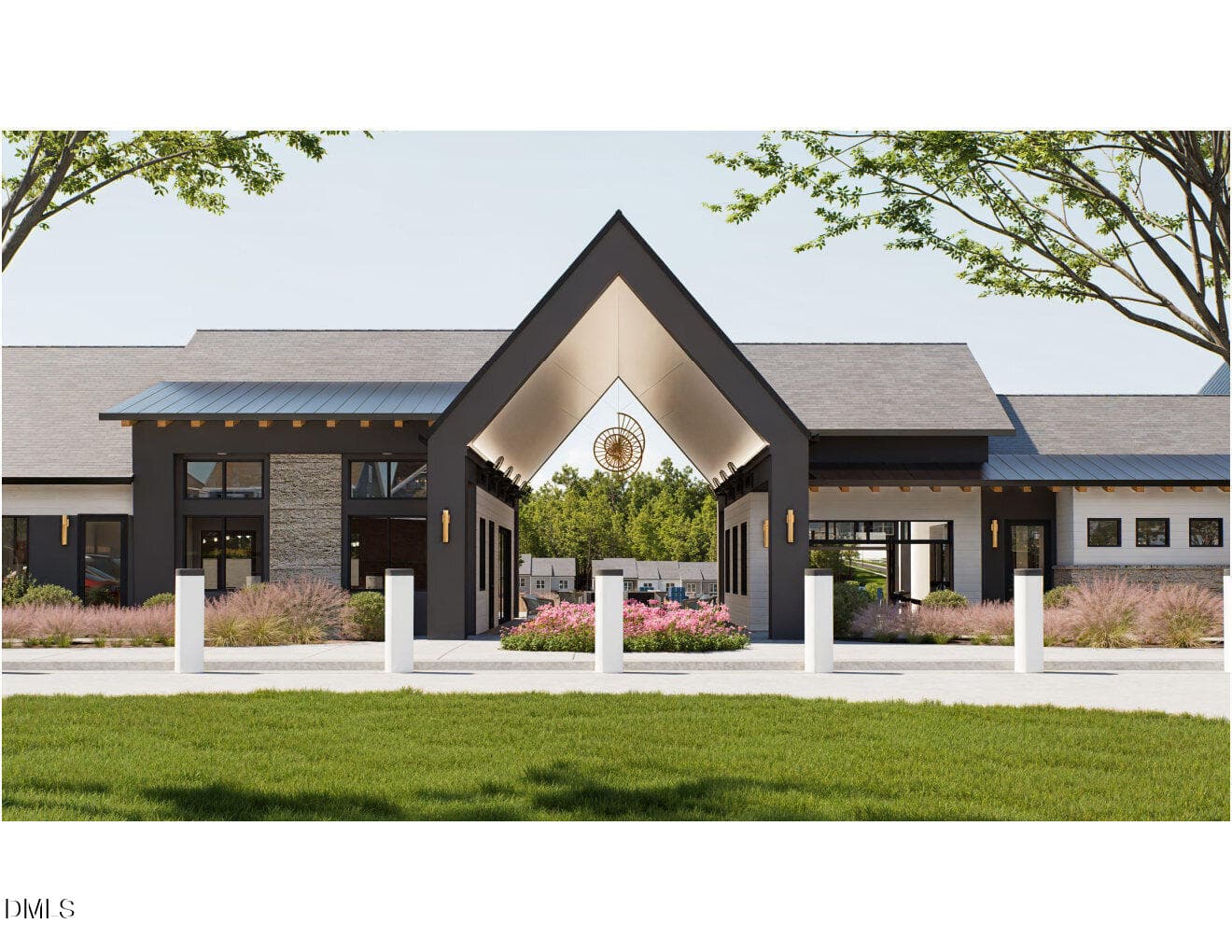 Clubhouse Rear Exterior Entry - 2024 Bull City Bend 380, Durham, NC 27703, Durham