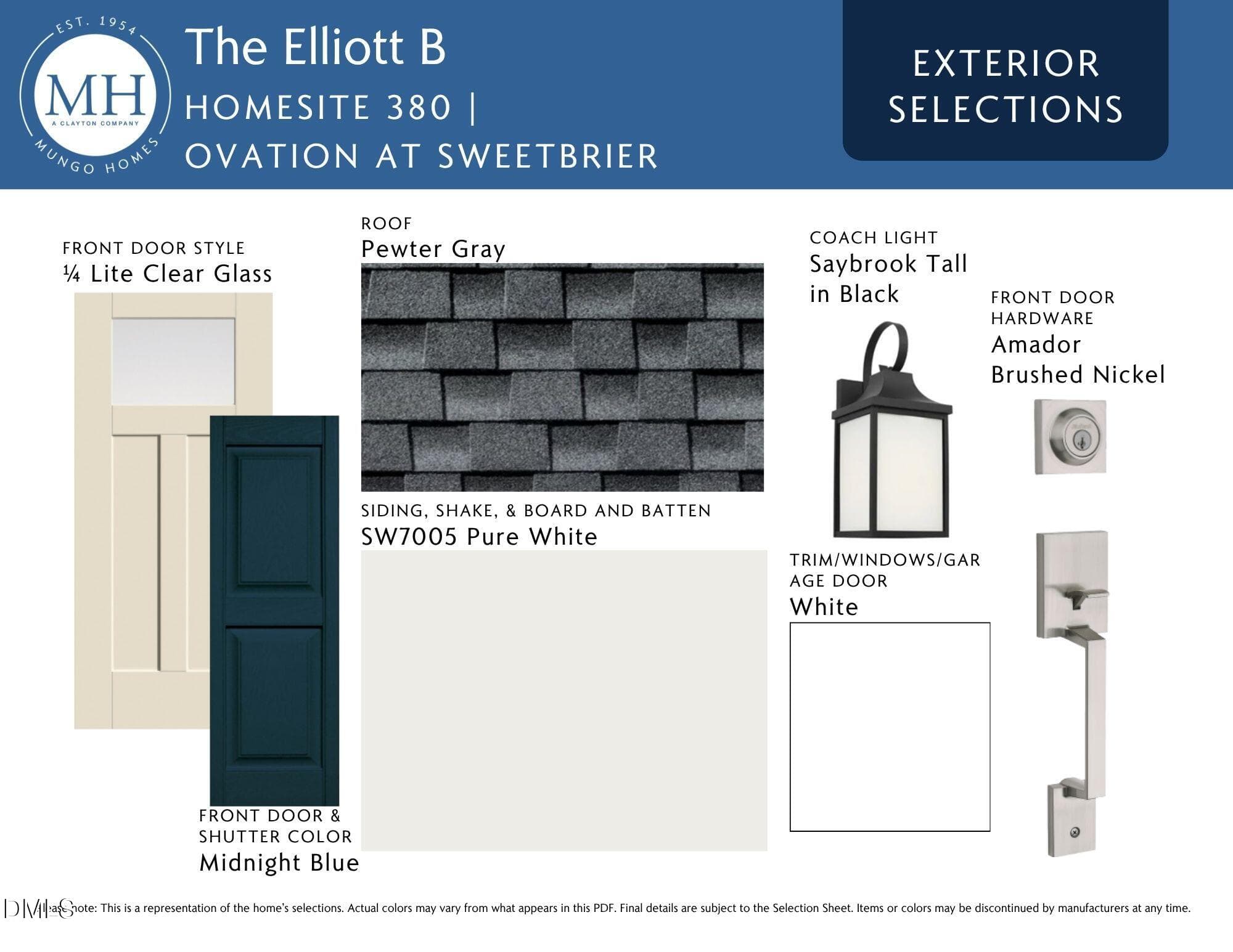 Exterior Colors - 2024 Bull City Bend 380, Durham, NC 27703, Durham