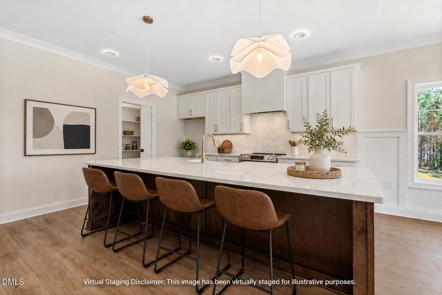 Lot 12 Staged kitchen - 8651 Savage Road, Spring Hope, NC 27882